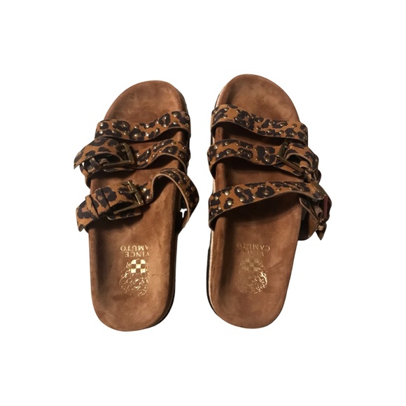 Vince Camuto Buckle Slide Sandals - Ciandra 7.5M - Picture 3 of 8